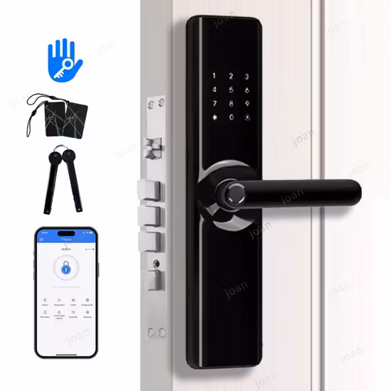 WiFi Tuya Code RFID Card Electronic Fingerprint Smart Door Lock