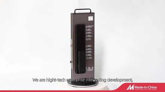 Lock Manufacturer WiFi Digital Card Security Safe Electronic Fingerprint Remote Control Smart Door Lock with Camera and Audio 