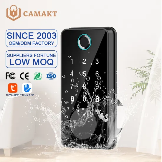 Wholesale Security Home Office Tuya Bluetooth Smart Fingerprint Door Lock Electric Lock 