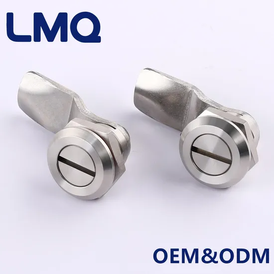 2X4 Slot Stainless Steel Quarter Turn Lock, SUS316 Industrial Lock 