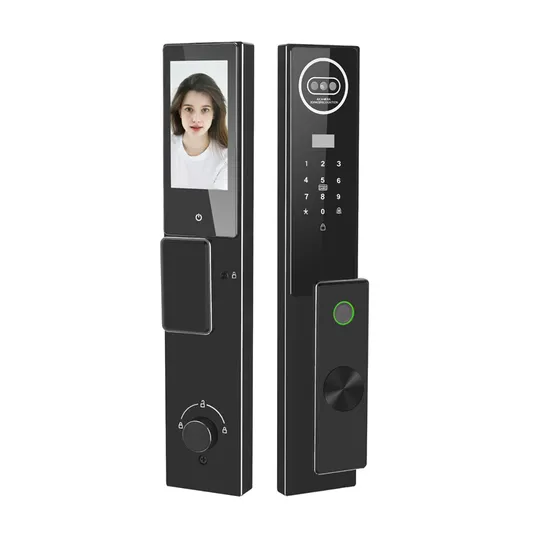 CNC Precision Carving 3D Face Recognition Smart Door Lock 
