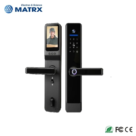 Guangdong Tuya Electronic Digital Sliding Handle Smart Door Lock with Camera