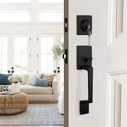 Kaiying Home Apartment Smart Lock Door Handle Password Unlock Electronic Lock Door Knob Lock Code Lockfingerprint Lock 