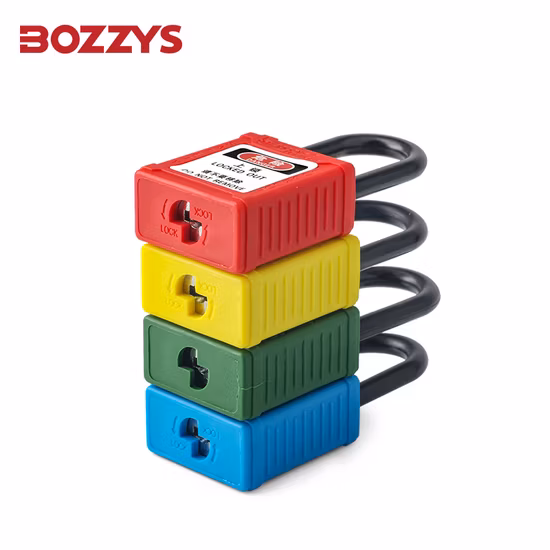 OEM 38mm Industrial Nylon Shackle Safety Padlock Lockout Lock Industrial Padlock Safety Loto Padlocks