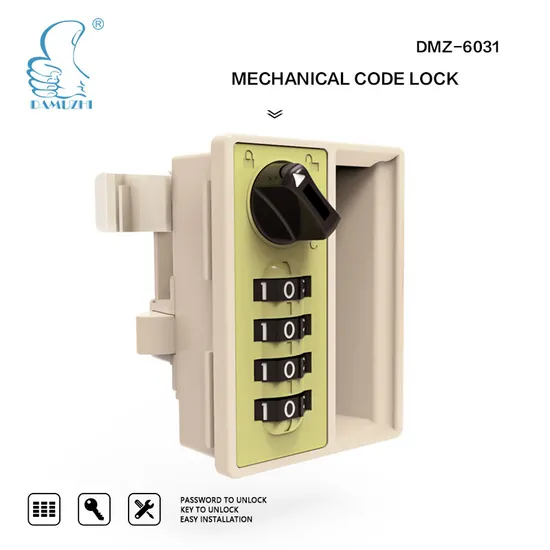 Desk Drawer Lock Cabinet Door Dial Mechanical Combination Lock 
