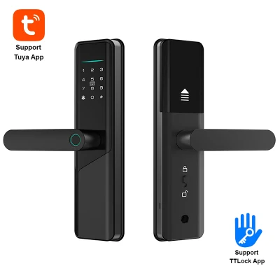 Digital Door Lock Electronic Smart Lock Ttlock Tuya Smart Door Lock Passcode Fingerprint Door Lock