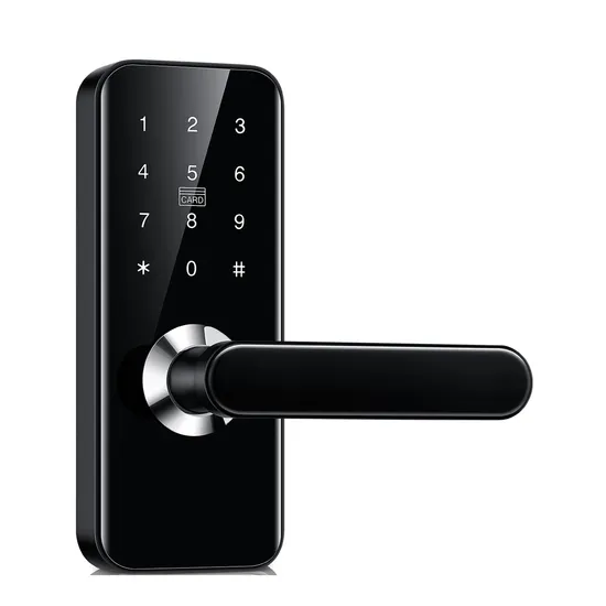 Zinc Alloy Silver Smart Door Lock, IC Card/ Password/ Fingerprint Recognition/ Mechanical Open, Special Design for Wooden Door 