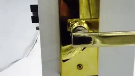 Classical Hotel Lock with MIFARE Card and Mechanical Key 