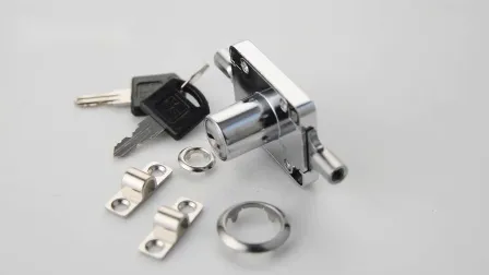 168 Wardrobe Lock for Clothes File Cabinet Door with Two 1m Length Latch and Accessories 