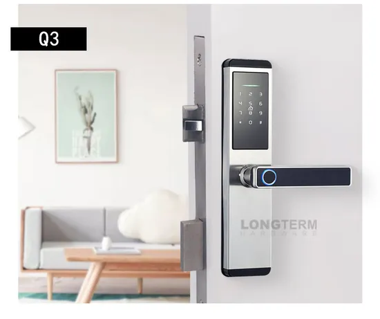 Stainless Steel Home Apartment Electronic Digital Fingerprint Bluetooth Ttlock Smart Door Lock 