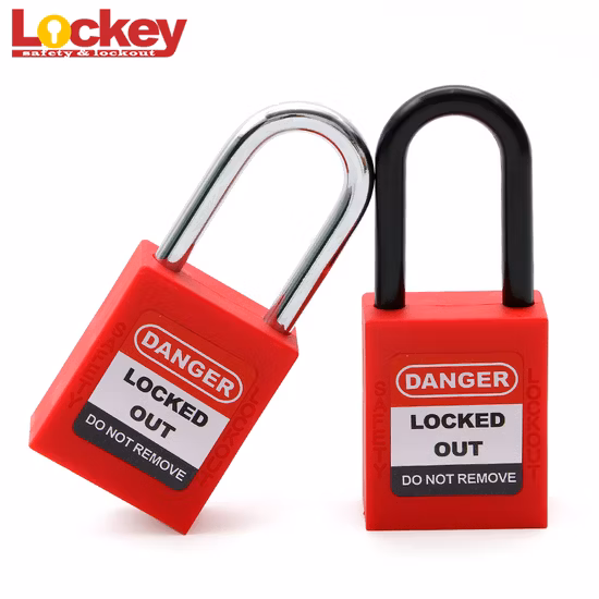 38mm Steel Shackle Loto Safety Padlock Lockout with Security Lock